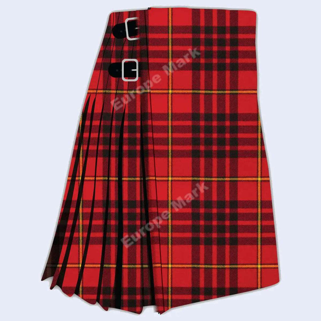 Red tartan kilt