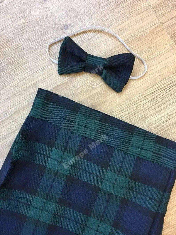 Traditional Green & Blue Tartan Kids' Kilt