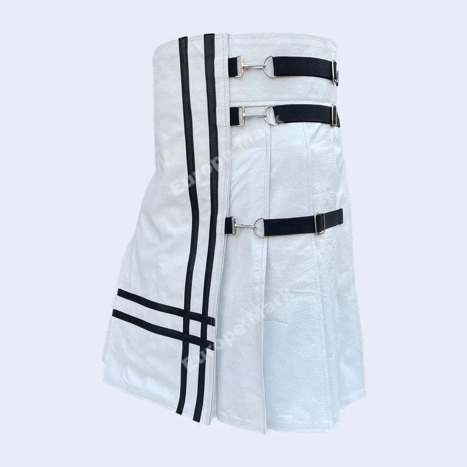 White leather kilt 3